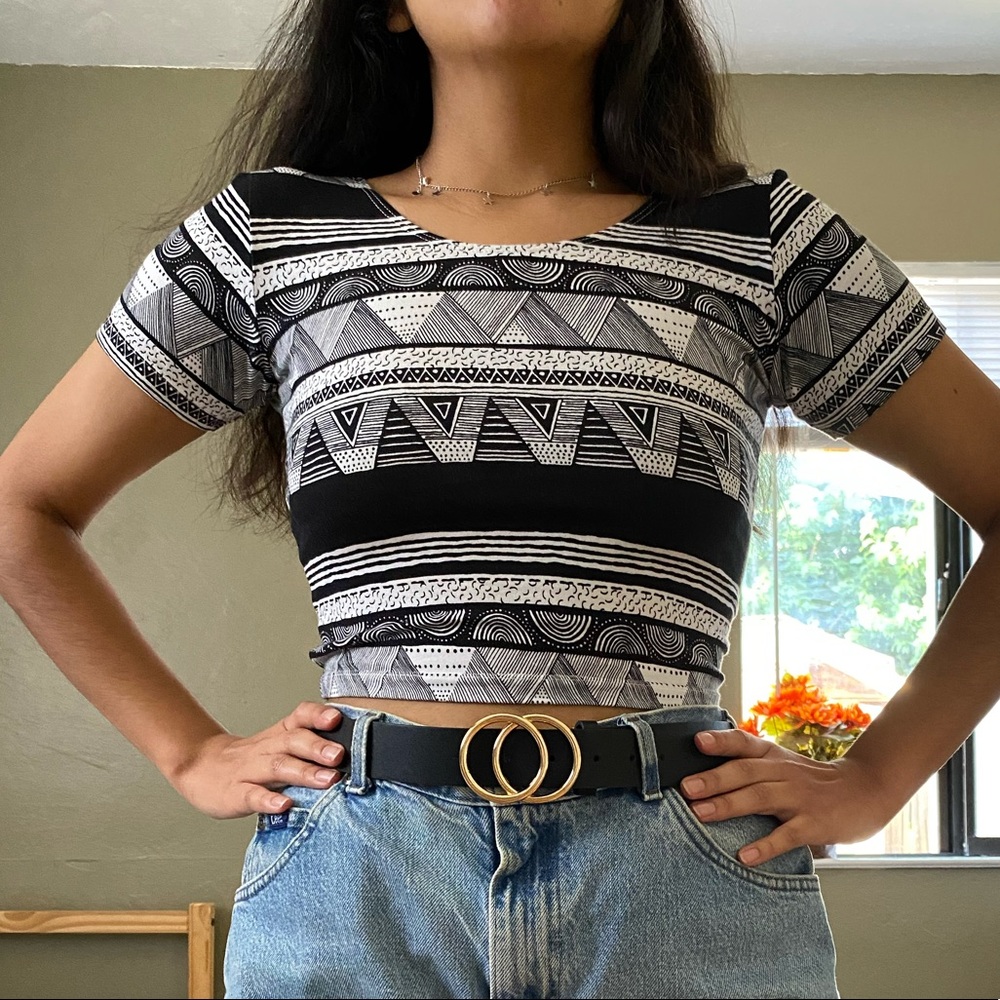 American Apparel Afrika Crop Top